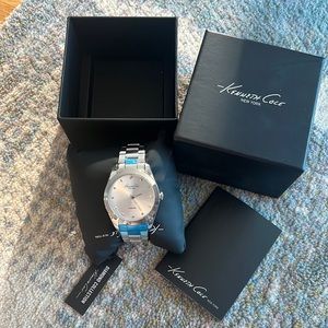 NWT + Box Kenneth Cole Diamond Collection Watch